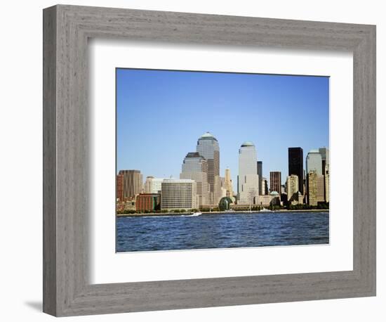 Skyline Across Hudson River-Alan Schein-Framed Photographic Print