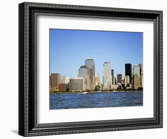 Skyline Across Hudson River-Alan Schein-Framed Photographic Print