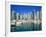 Skyline and boats on Dubai Marina-Murat Taner-Framed Photographic Print