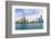 Skyline and Corniche, Al Markaziyah District, Abu Dhabi, United Arab Emirates, Middle East-Fraser Hall-Framed Photographic Print