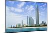 Skyline and Corniche, Al Markaziyah District, Abu Dhabi, United Arab Emirates, Middle East-Fraser Hall-Mounted Photographic Print