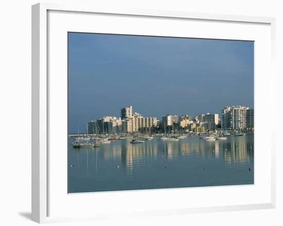 Skyline and Marina, San Antonio Bay, Ibiza, Balearic Islands, Spain, Mediterranean, Europe-Lightfoot Jeremy-Framed Photographic Print