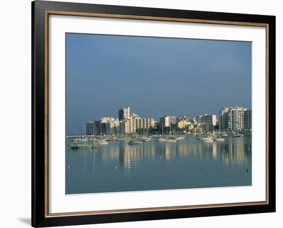 Skyline and Marina, San Antonio Bay, Ibiza, Balearic Islands, Spain, Mediterranean, Europe-Lightfoot Jeremy-Framed Photographic Print