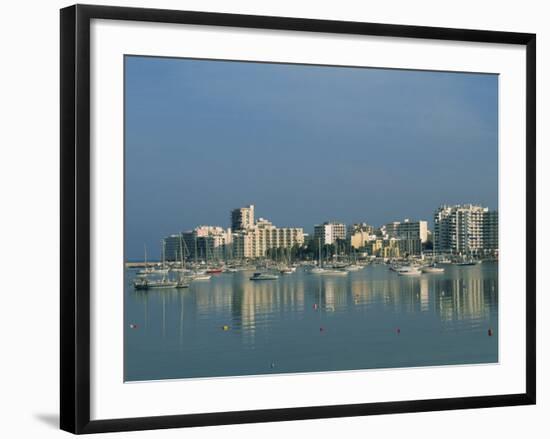 Skyline and Marina, San Antonio Bay, Ibiza, Balearic Islands, Spain, Mediterranean, Europe-Lightfoot Jeremy-Framed Photographic Print