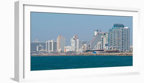 Skyline and Mediterranean Sea, Tel Aviv, Israel-null-Framed Photographic Print