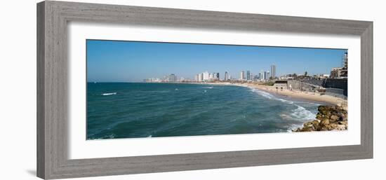 Skyline and Mediterranean Sea, Tel Aviv, Israel-null-Framed Photographic Print