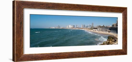 Skyline and Mediterranean Sea, Tel Aviv, Israel-null-Framed Photographic Print