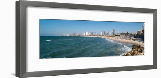 Skyline and Mediterranean Sea, Tel Aviv, Israel-null-Framed Photographic Print