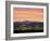 Skyline and Mountains at Dusk, Denver, Colorado, USA-null-Framed Photographic Print