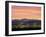 Skyline and Mountains at Dusk, Denver, Colorado, USA-null-Framed Photographic Print