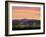 Skyline and Mountains at Dusk, Denver, Colorado, USA-null-Framed Photographic Print