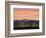 Skyline and Mountains at Dusk, Denver, Colorado, USA-null-Framed Photographic Print