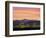 Skyline and Mountains at Dusk, Denver, Colorado, USA-null-Framed Photographic Print