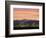 Skyline and Mountains at Dusk, Denver, Colorado, USA-null-Framed Photographic Print