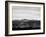 Skyline and mountains at dusk, Denver, Colorado, USA-null-Framed Photographic Print