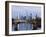 Skyline and River Main in the Early Morning, Frankfurt-Am-Main, Hesse, Germany, Europe-Gavin Hellier-Framed Photographic Print