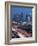 Skyline and Stemmons Freeway, Dallas, Texas, USA-Walter Bibikow-Framed Photographic Print