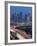 Skyline and Stemmons Freeway, Dallas, Texas, USA-Walter Bibikow-Framed Photographic Print