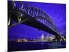 Skyline and the Harbor Bridge, Sydney, Australia-Bill Bachmann-Mounted Photographic Print