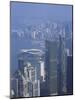 Skyline and Victoria Harbour, Hong Kong, China-Amanda Hall-Mounted Photographic Print