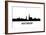 Skyline Antwerp-unkreatives-Framed Art Print