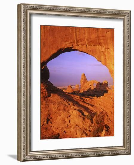 Skyline Arch, Arches National Park, Utah, USA-Charles Gurche-Framed Photographic Print