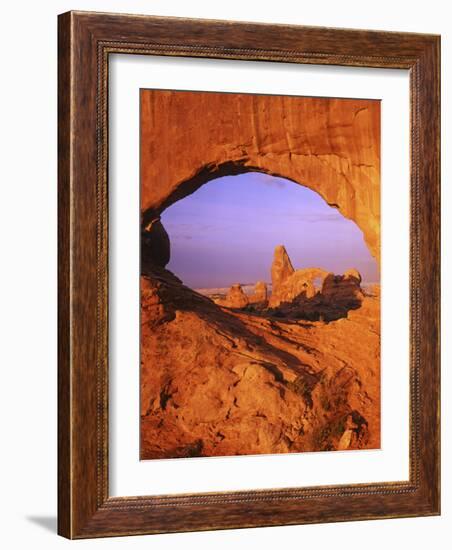 Skyline Arch, Arches National Park, Utah, USA-Charles Gurche-Framed Photographic Print