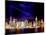 Skyline at Night Reflected in Victoria Harbour, Kowloon, Hong Kong-Russell Gordon-Mounted Photographic Print