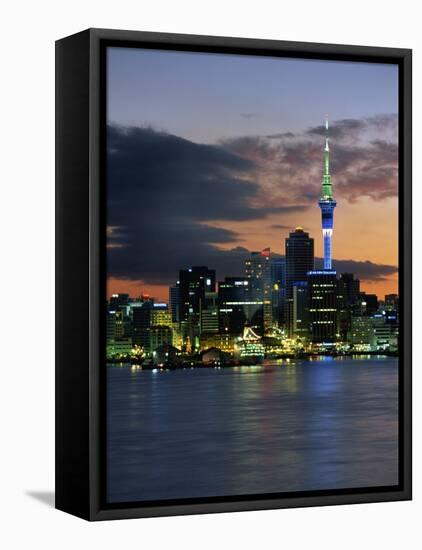 Skyline, Auckland, North Island, New Zealand, Pacific-Neale Clarke-Framed Premier Image Canvas