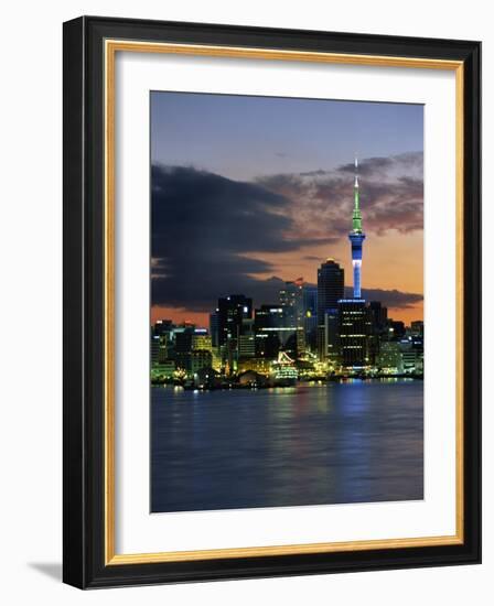 Skyline, Auckland, North Island, New Zealand, Pacific-Neale Clarke-Framed Photographic Print