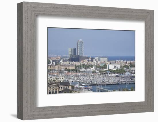 Skyline, Barcelona, Catalonia, Spain, Europe-Angelo Cavalli-Framed Photographic Print