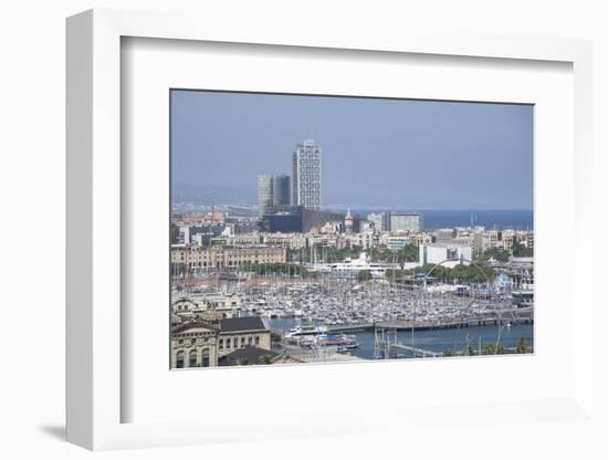 Skyline, Barcelona, Catalonia, Spain, Europe-Angelo Cavalli-Framed Photographic Print