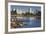 Skyline by the Arkansas River, Wichita, Kansas, USA-Walter Bibikow-Framed Photographic Print