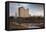 Skyline by the Arkansas River, Wichita, Kansas, USA-Walter Bibikow-Framed Premier Image Canvas