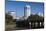 Skyline by the Arkansas River, Wichita, Kansas, USA-Walter Bibikow-Mounted Photographic Print