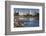 Skyline by the Arkansas River, Wichita, Kansas, USA-Walter Bibikow-Framed Photographic Print