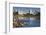 Skyline by the Arkansas River, Wichita, Kansas, USA-Walter Bibikow-Framed Photographic Print