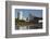 Skyline by the Arkansas River, Wichita, Kansas, USA-Walter Bibikow-Framed Photographic Print