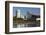 Skyline by the Arkansas River, Wichita, Kansas, USA-Walter Bibikow-Framed Photographic Print