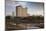 Skyline by the Arkansas River, Wichita, Kansas, USA-Walter Bibikow-Mounted Photographic Print