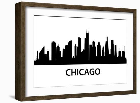 Skyline Chicago-unkreatives-Framed Art Print