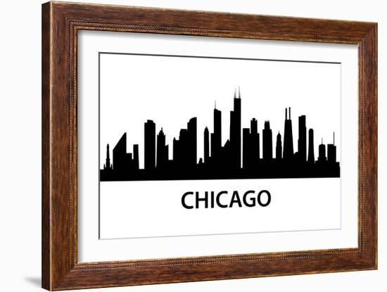 Skyline Chicago-unkreatives-Framed Art Print