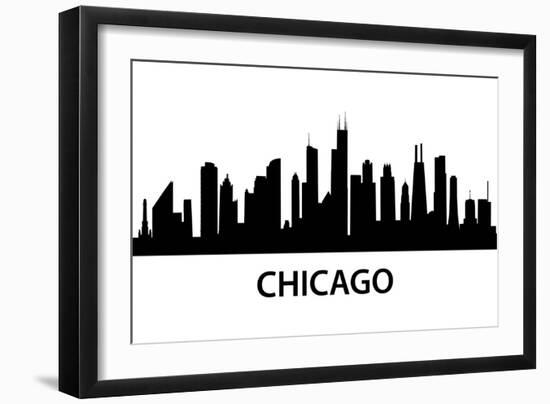 Skyline Chicago-unkreatives-Framed Art Print