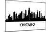 Skyline Chicago-unkreatives-Mounted Art Print