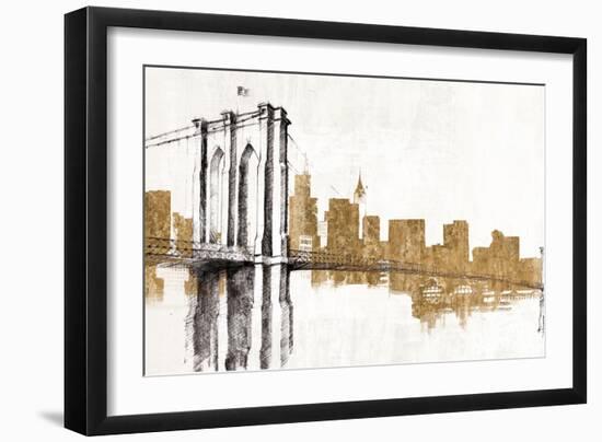 Skyline Crossing Gold-Avery Tillmon-Framed Art Print
