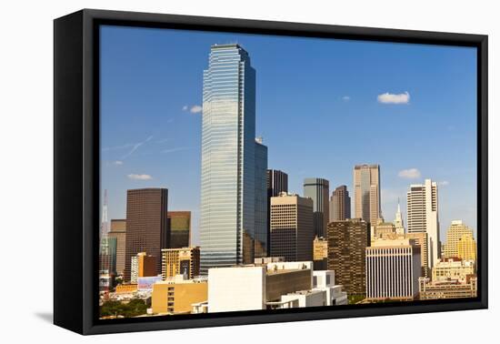 Skyline, Dallas, Texas, United States of America, North America-Kav Dadfar-Framed Premier Image Canvas