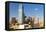 Skyline, Dallas, Texas, United States of America, North America-Kav Dadfar-Framed Premier Image Canvas