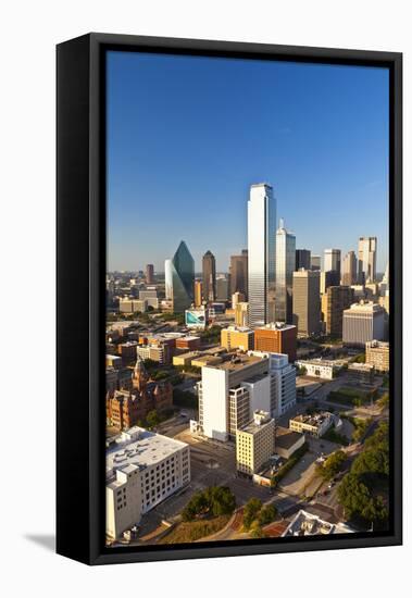 Skyline, Dallas, Texas, United States of America, North America-Kav Dadfar-Framed Premier Image Canvas