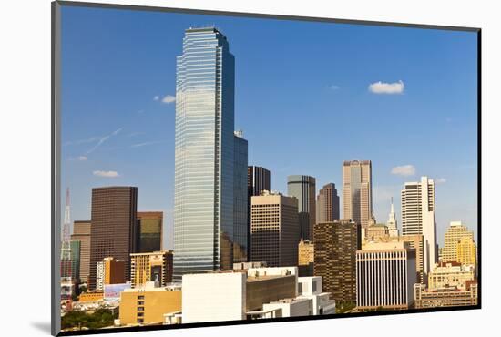 Skyline, Dallas, Texas, United States of America, North America-Kav Dadfar-Mounted Photographic Print