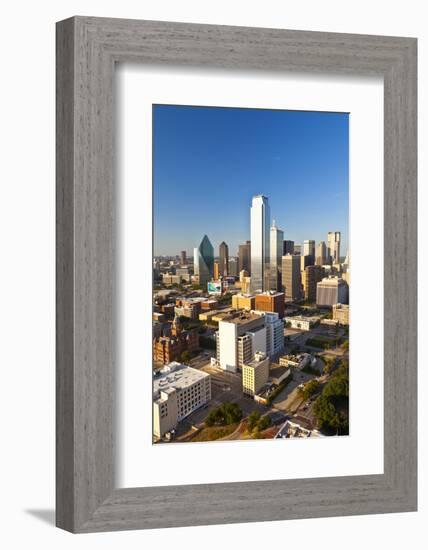 Skyline, Dallas, Texas, United States of America, North America-Kav Dadfar-Framed Photographic Print